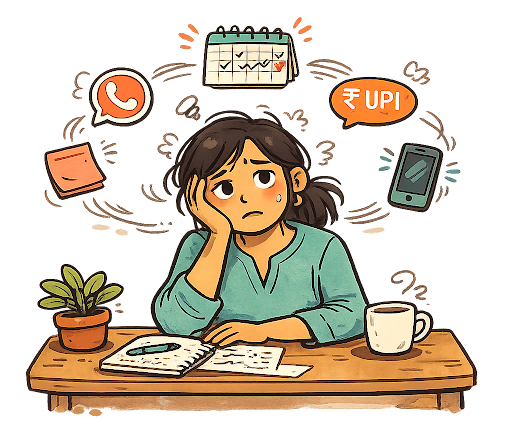 Therapist overwhelmed with admin chaos
